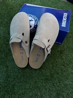 Birkenstock Boston Suede Clogs