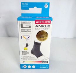 NEO G AIRFLOW ANKLE SUPPORT SIZE MEDIUM. NEW.