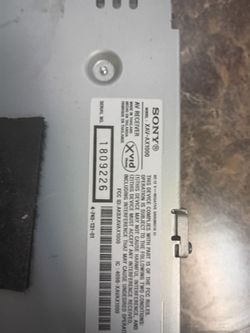 Sony car stereo