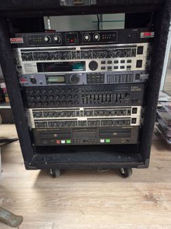 Audio Rack Package – 8 Units + Rolling Rack Case – $650
