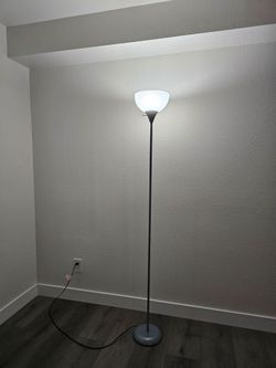 Mainstays 71" Silver Floor Lamp, Modern Design