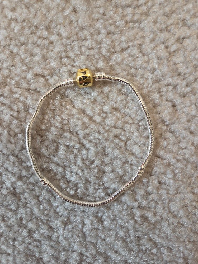 Fake Silver And Gold Pandora Bracelet