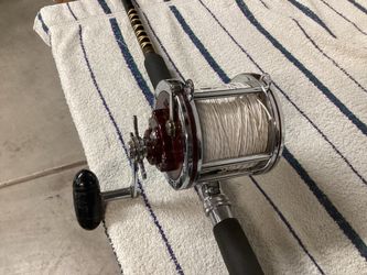Vintage Penn Senator 114-H Salt Water Fishing Rod & Real
