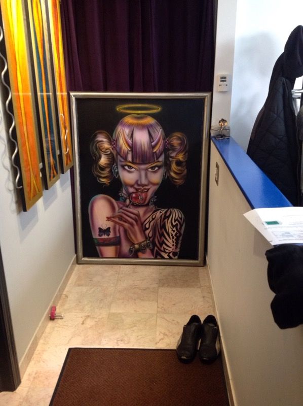 The gift of game crazy town lollipop porn custom spray picture in the stainless steel frame