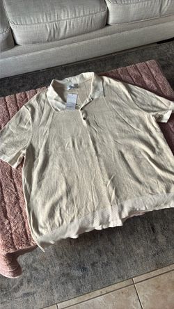 New men’s Goodfellow sweater polo