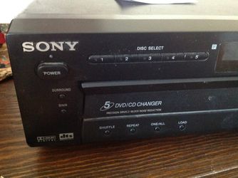 Sony five disc player no remote