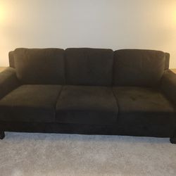 Black Fabric Couch