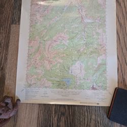 1949 Laminated Map 