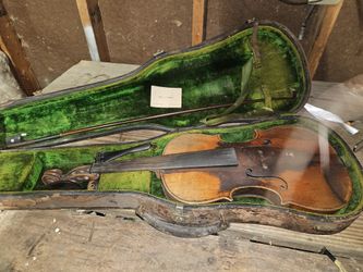 2 Vintage Antique Violins