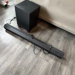 Sony Sound Bar And Subwoofer