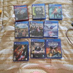 ps4 games.. 10$ each or 75 for all of them
