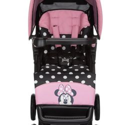 Minnie Mouse Stroller + Free Car Seat Base 
