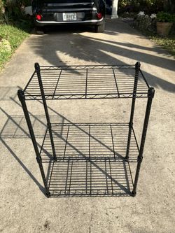 HDX 3 Tier Wire Shelving: 24”W x 14”D x 30”H