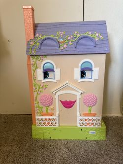 Learning Curve Plastic Dollhouse with Face Design