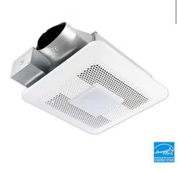 Panasonic WhisperThin DC LED Pick-A-Flow 80 -100 CFM Ceiling/Wall Bathroom Exhaust Fan, 3-3/8 in. Low Profile Housing @X1-8