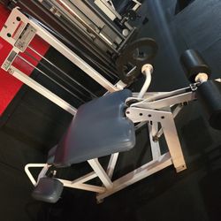 Flex fitness prone leg curl middle drive workout fitness gym equipment exercise