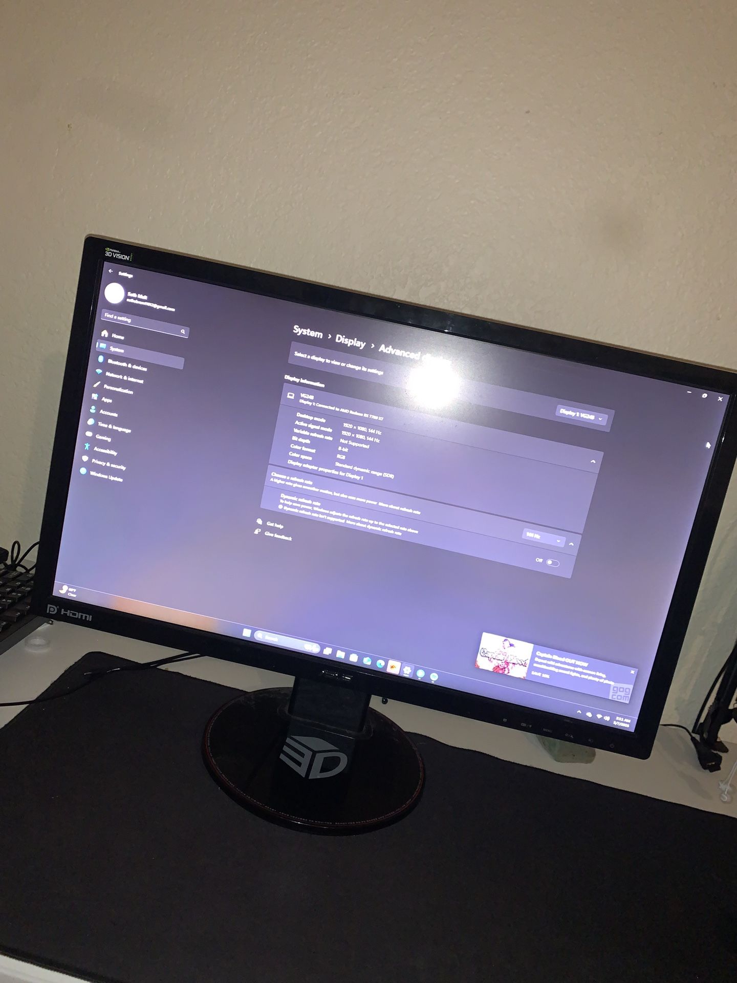 24 Inch Gaming Monitor