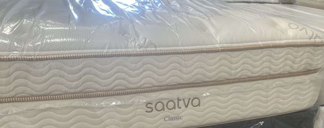 King Saatva 11" and 14" Pillow Top Mattress 