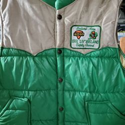 Mine Workers Vest 1980's/ Lined