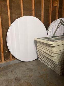 White  Chairs    Tables   for Events – Delivery Available