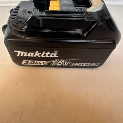 Makita 3.0Ah 18v Lithium-Ion