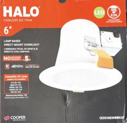 Halo 6" Canless EZ-Trim LED Downlight