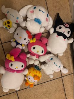 Sanrio Plush Collection - Hello Kitty, My Melody, Kuromi, Cinnamoroll