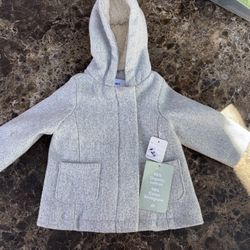 Cat & Jack blue baby romper dress 6-9M new with tags