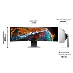 Samsung - 49" Odyssey OLED G9 (G95SC) DQHD 240Hz