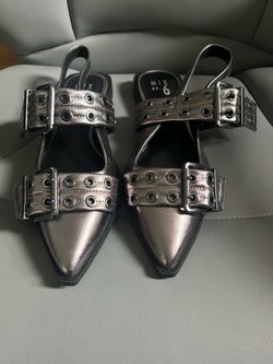 Mix No. 6 Sybel Metallic Slingback Flats