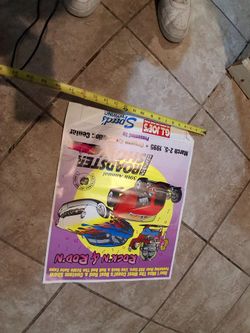 Vintage roadster show poster