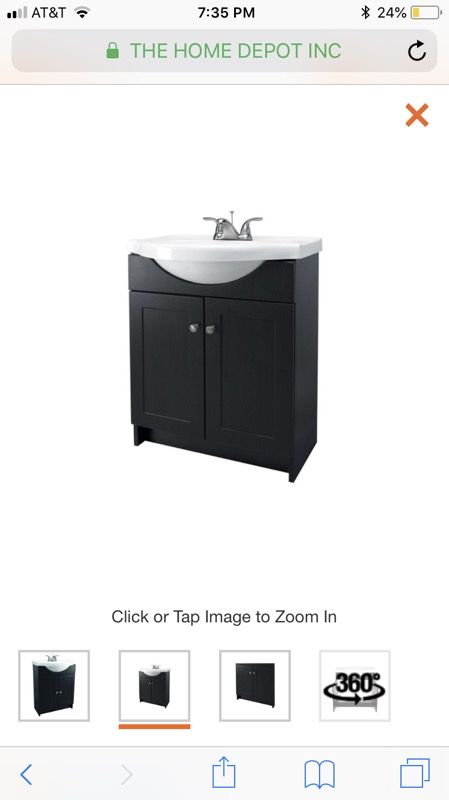 Brand New Euro Bathroom Sink Vanity (Espresso)