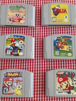 Nintendo 64 Games $60 EACH