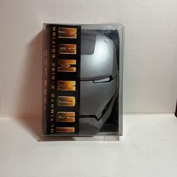Iron Man Ultimate 2‑Disc Mask Edition — Collectible Case — Tested & Complete