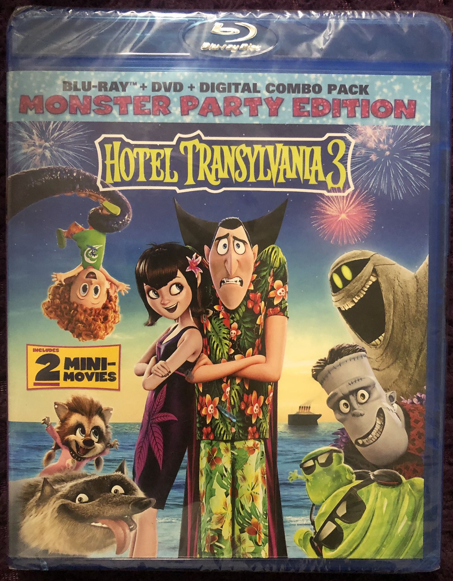 Hotel Transylvania 3 Blu Ray & DVD