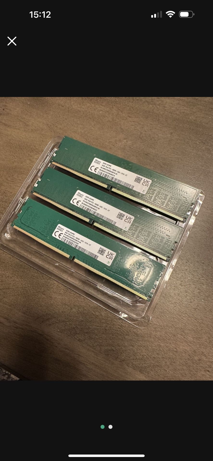 DDR5 Alienware Desktop Ram 40gb