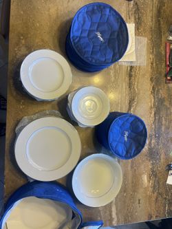 Ekco Prudence Monique Lace Dining Dishes Lot 