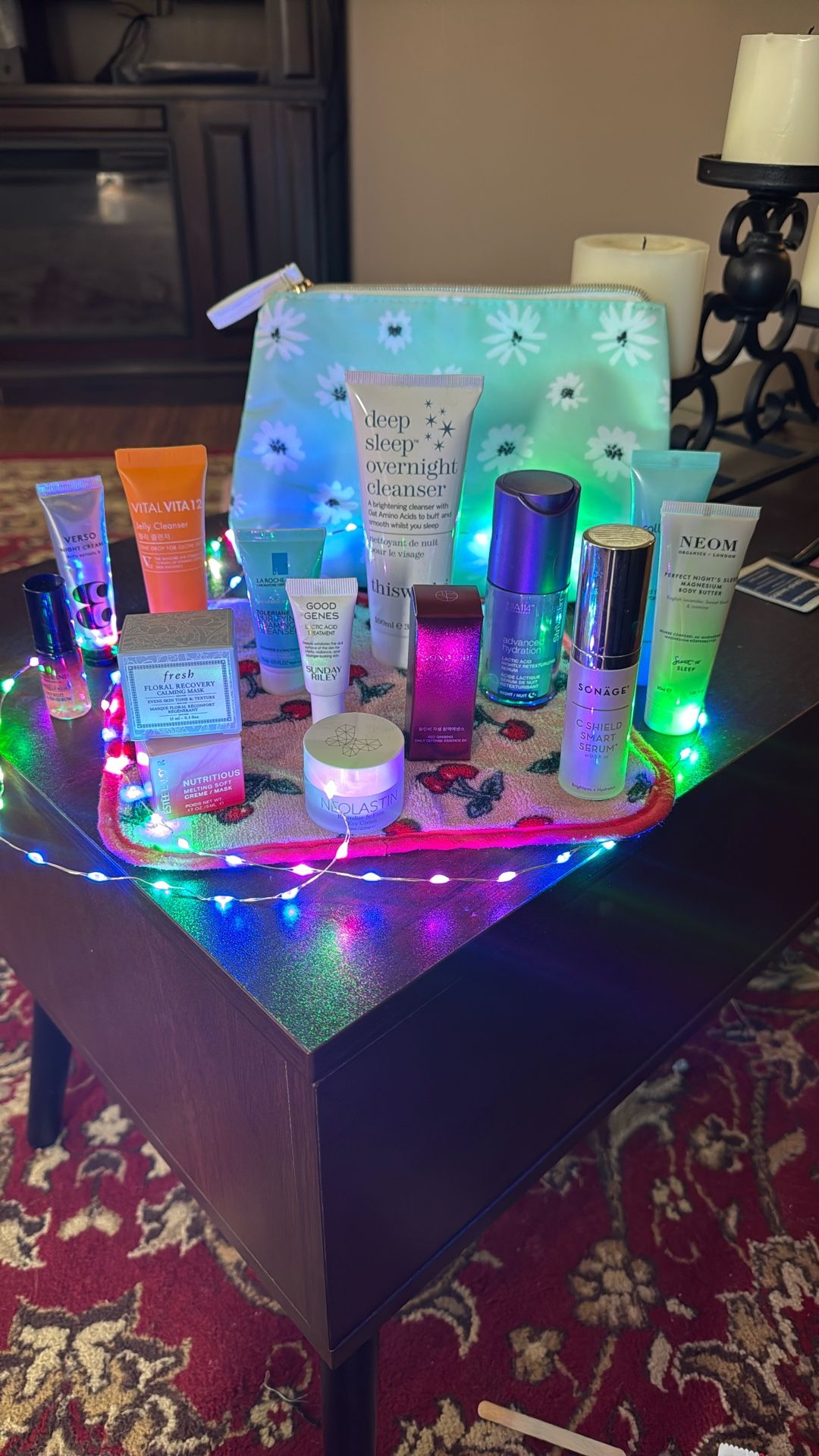 Night Skin Care Product Bag