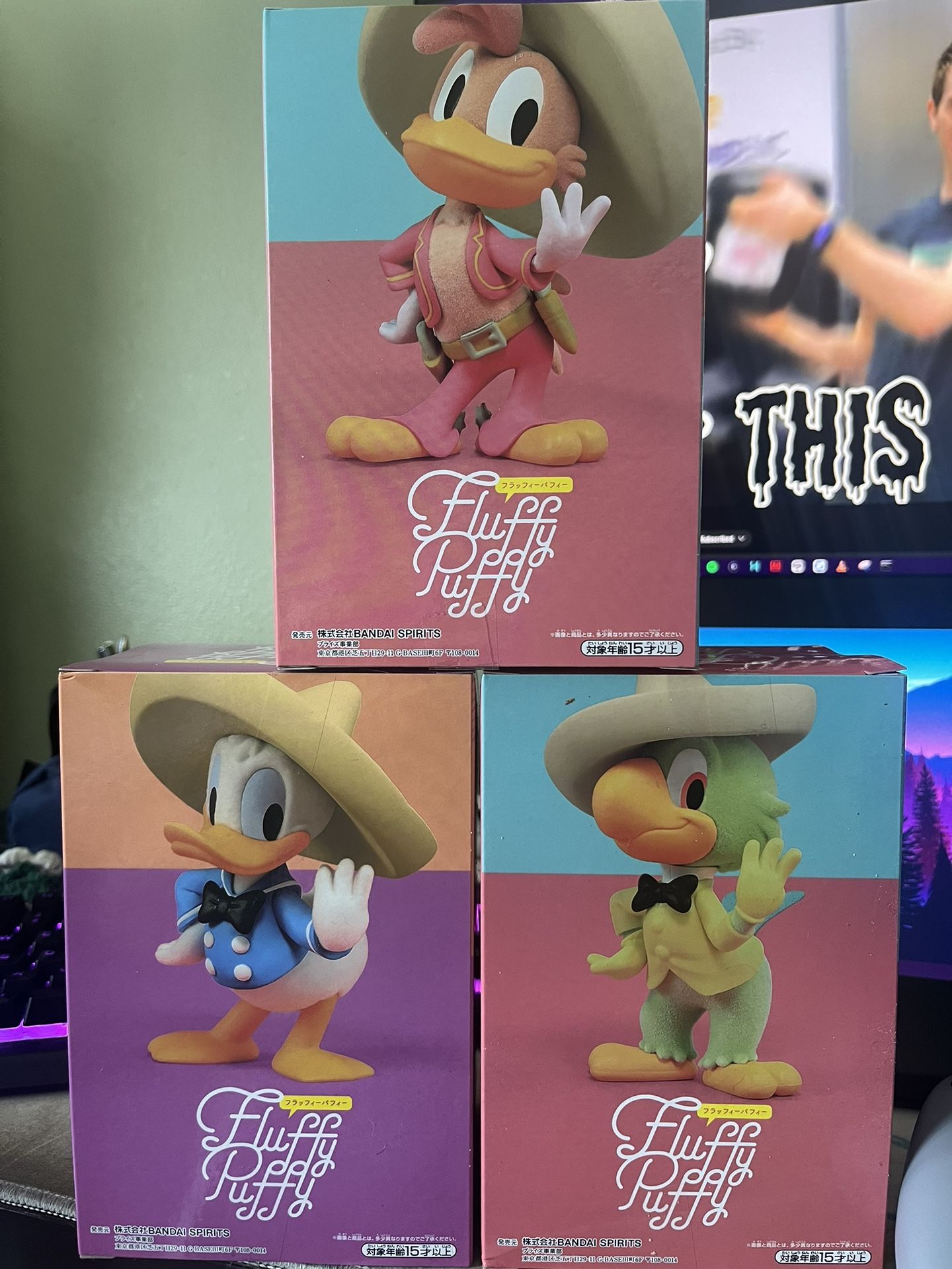 Fluffy Puffy 3 Caballeros Set