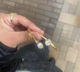 Swarovski Gold Bracelet