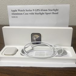 APPLE WATCH SERIES 9 GPS 41mm STARLIGHT
