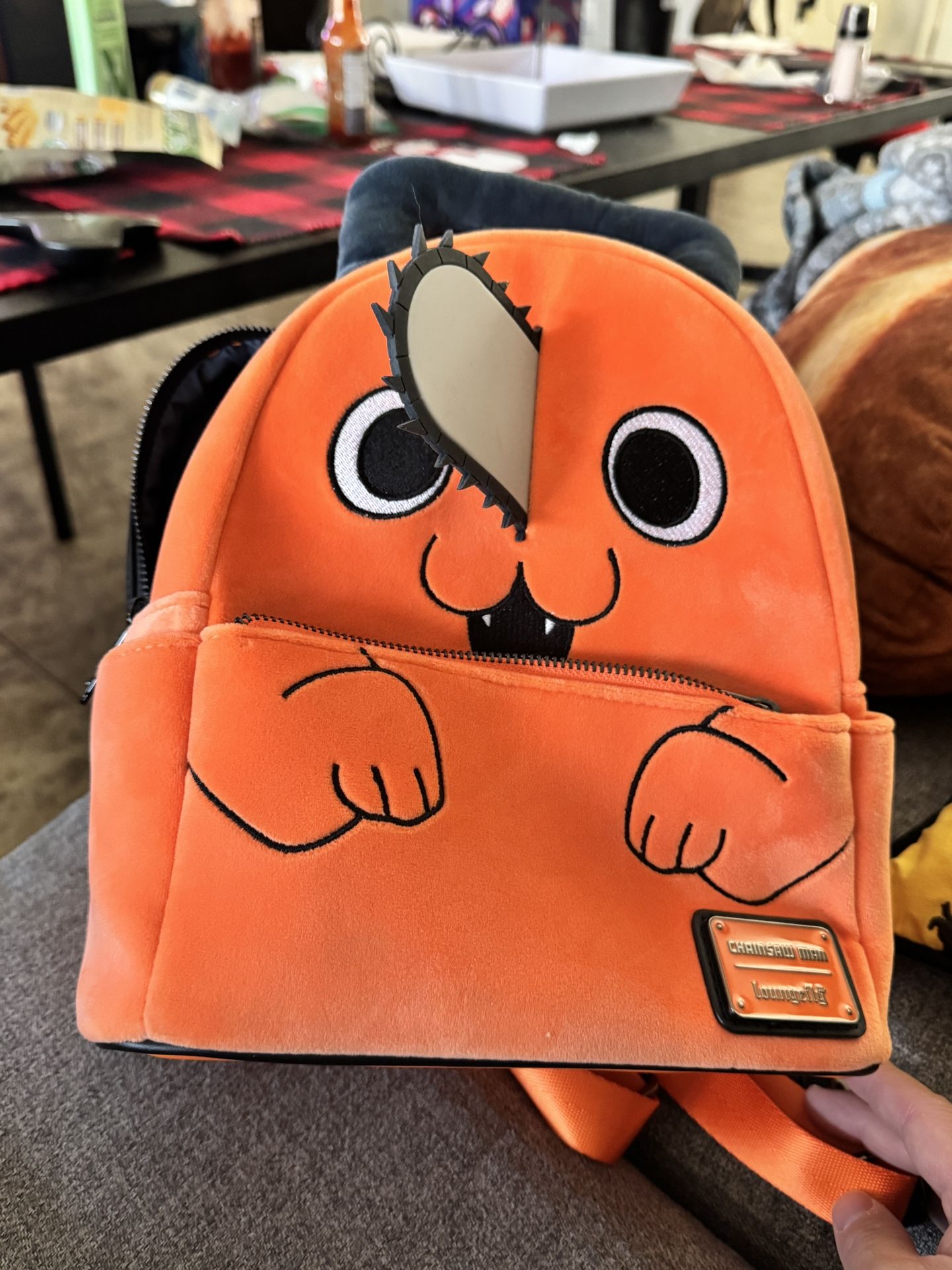 Chainsaw man loungefly poochita backpack bag