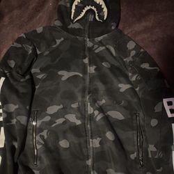 bape x nbhd zip up