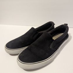 Women's Black Slide On Shoes 