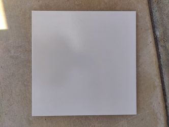 11.75" X 11.75" White Tiles 