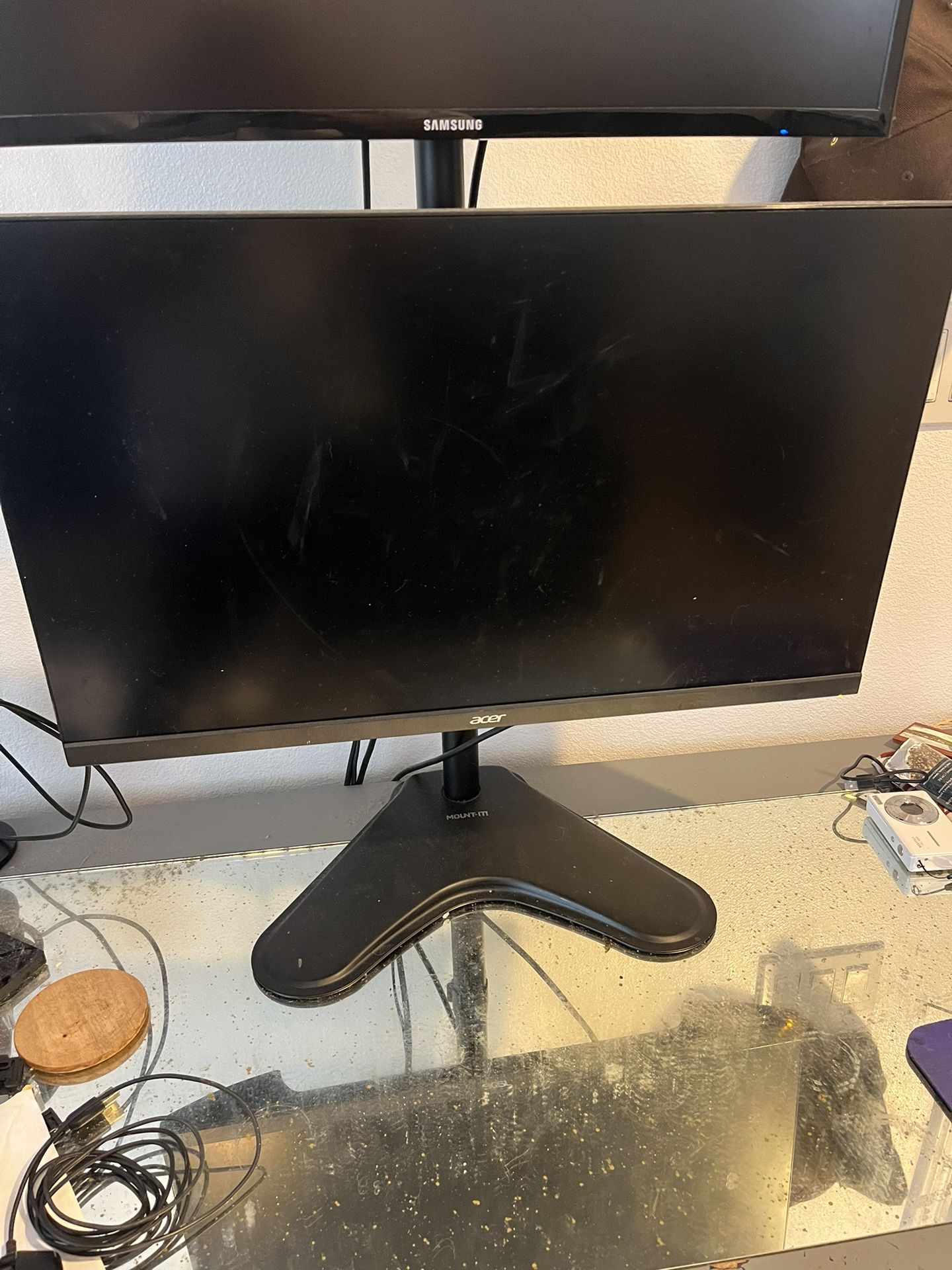 Acer Computer Monitor and Stacked Stand