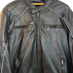 Men’s Genuine, Leather Motorcycle Jacket