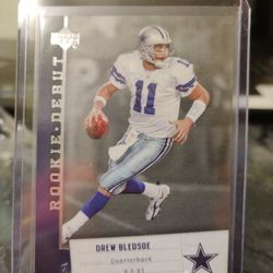 2006 Upper Deck Ricky Debute Drew Bledsoe Card Number 28