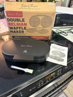 Bakers Friend double Belgium, waffle maker