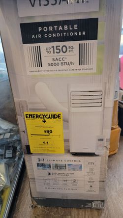 5000BTU Vissani Portable Air Conditioner